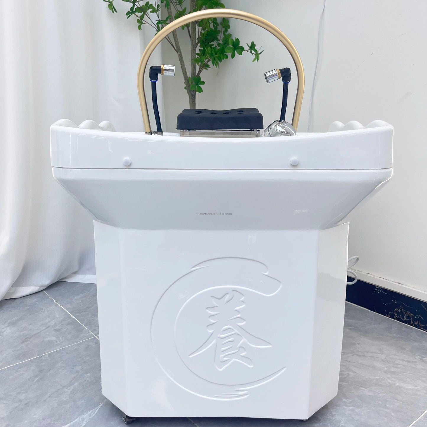 Hair Spa Equipment Head Spa Shampoo Basin Set Massage Multifunctional Fumigable Hydrotherapy Circulating Shampoo Sink