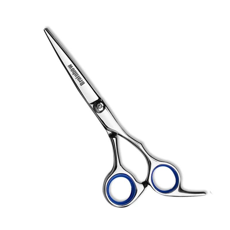 Brainbow 6 inch Cutting Thinning Styling Tool Hair Scissors Stainless Steel Salon Hairdressing Shears Regular Flat Teeth Blades