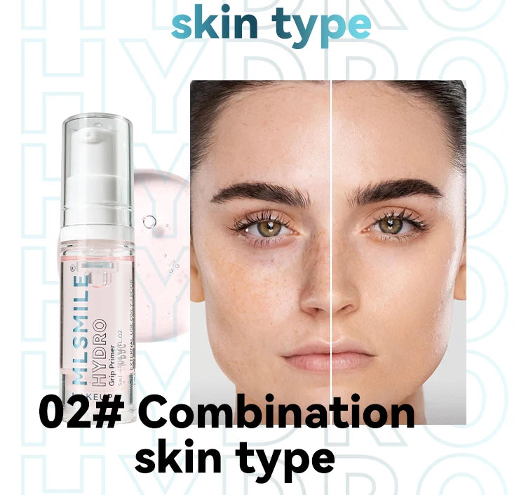 MLSMILE Moisturizing Primer Natural Light & Long Lasting Hydrating Primer Gel Skin Brightening easy to solve Primer Gel