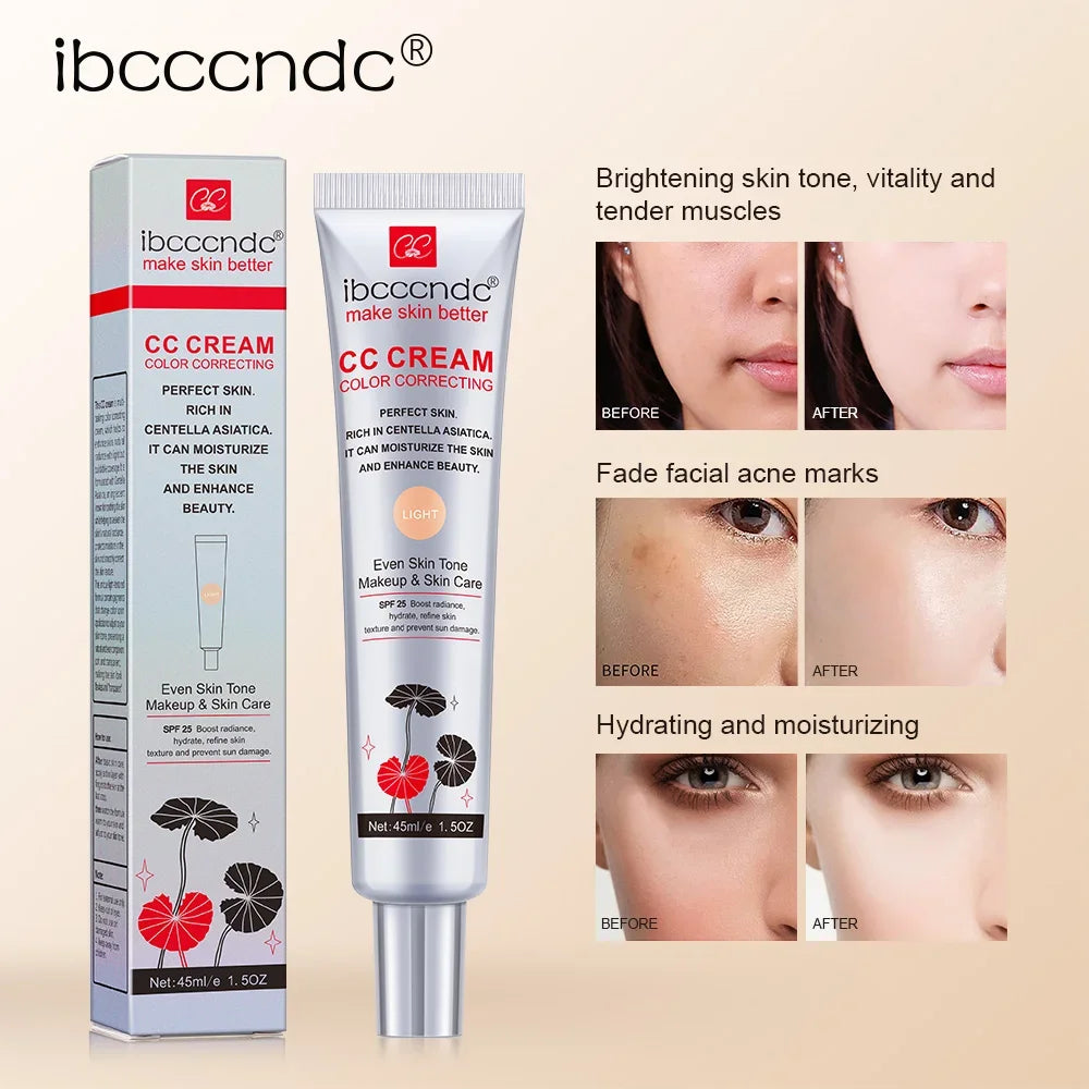 Female Makeup Base ErborianCC Cream Concealer Full Coverage Foundation Cream for Face Cosmetics Moisture Beauty Health