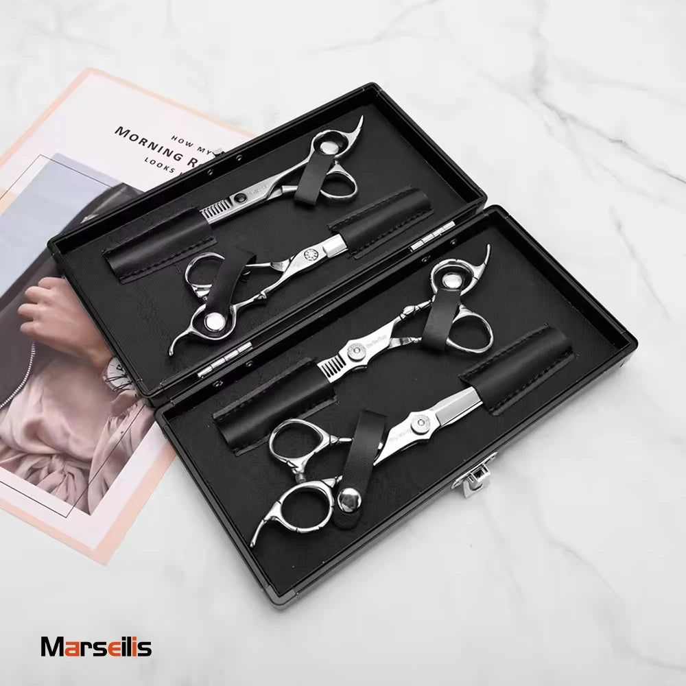 Salon Barber Tool LeatherStorage Box Scissor Box Beauty Carrying Case Portable Makeup Box Beauty and Hair Products Sorting Box