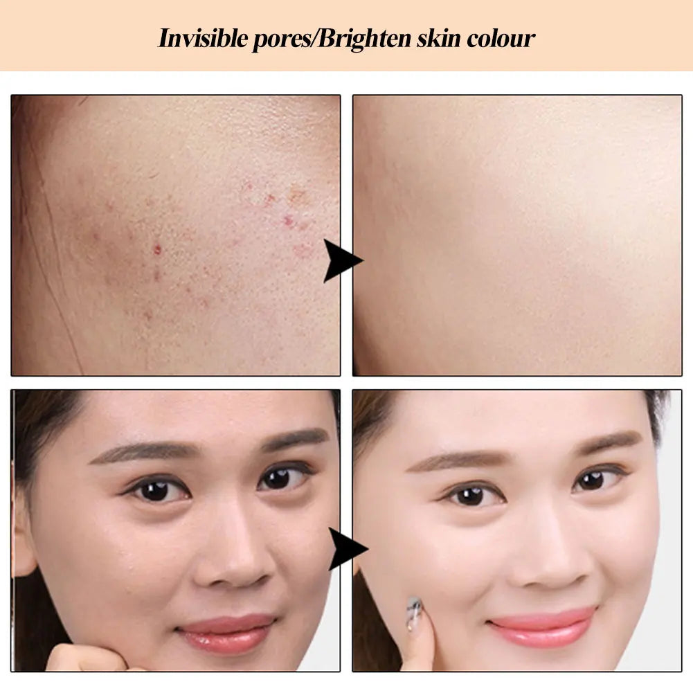 Magic Foundation Mushroom Head Air Cushion CC Cream Waterproof Brighten Foundation Cream Women Base Makeup Face Korean Cosmetics