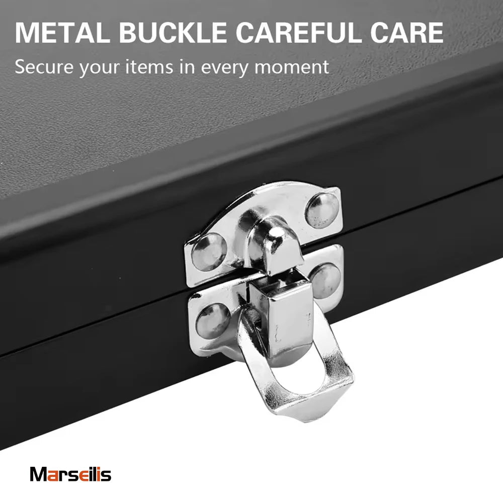 Salon Barber Tool LeatherStorage Box Scissor Box Beauty Carrying Case Portable Makeup Box Beauty and Hair Products Sorting Box