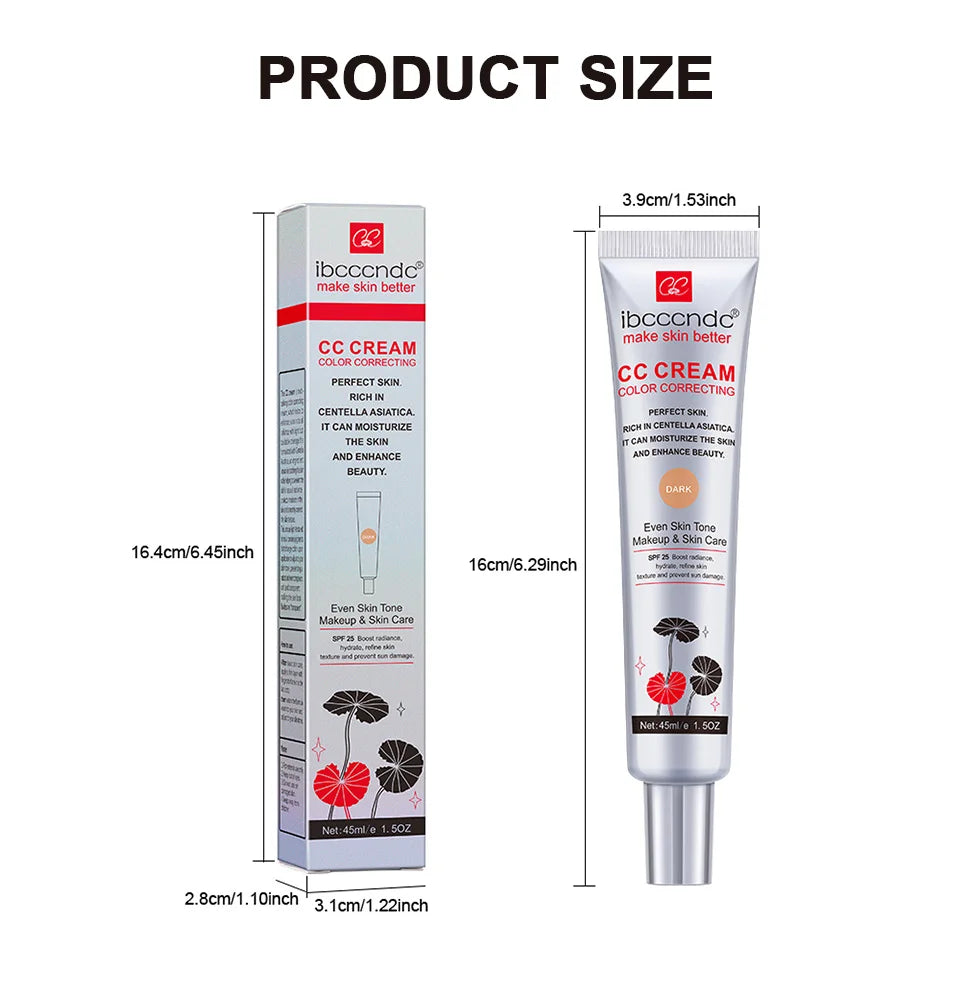 Female Makeup Base ErborianCC Cream Concealer Full Coverage Foundation Cream for Face Cosmetics Moisture Beauty Health