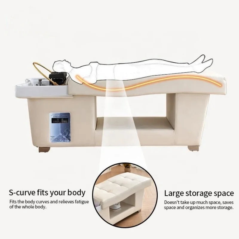 Salon Furniture Thai Massage Shampoo Spa Bed Head Spa Shampoo Bed