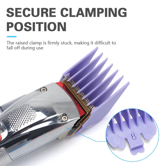 10Pcs Universal Hair Clipper Guards Barber Accessories Professional Trimmer Attachment Limit Combs Replacement Guards Set