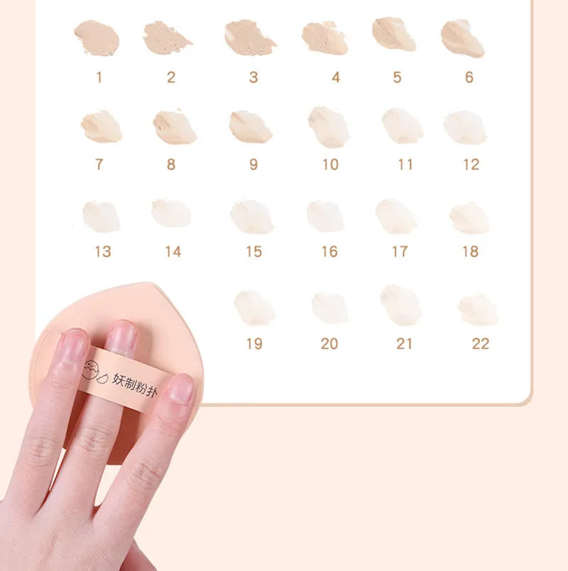 YAOZHI Air Cushion Soft Blender Sponge Marshmallow Foundation Cosmetic Sponge Wet /Dry Use Makeup Applicator High Elastic