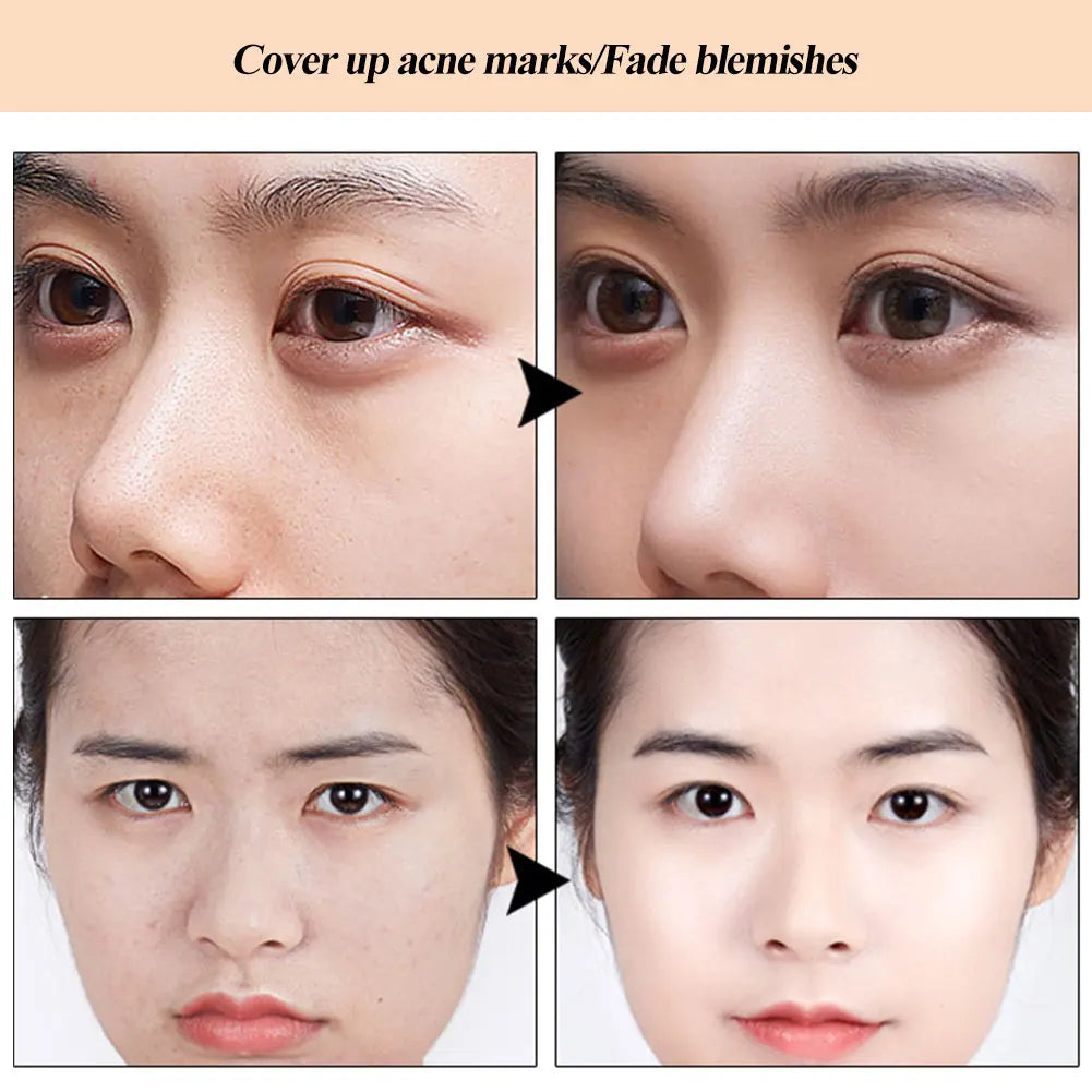 Magic Foundation Mushroom Head Air Cushion CC Cream Waterproof Brighten Foundation Cream Women Base Makeup Face Korean Cosmetics