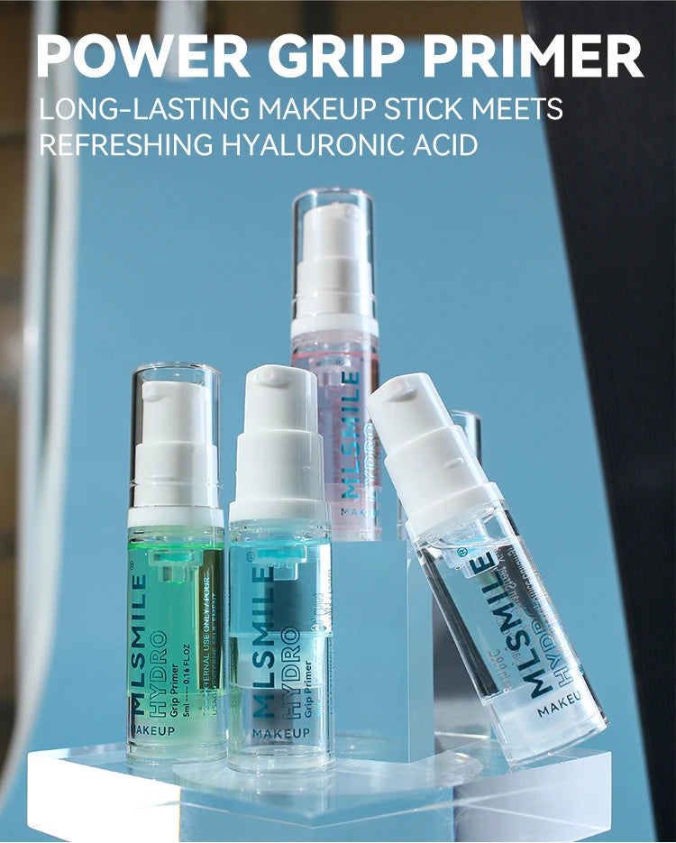 MLSMILE Moisturizing Primer Natural Light & Long Lasting Hydrating Primer Gel Skin Brightening easy to solve Primer Gel