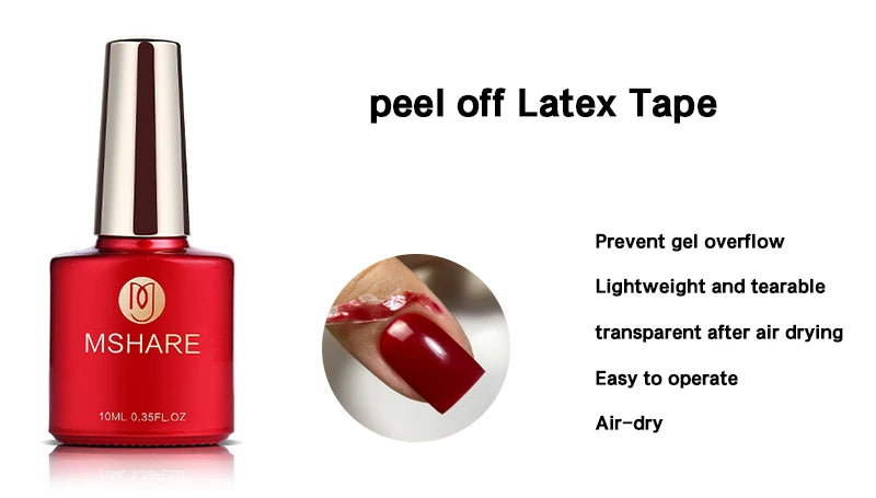 MSHARE 10ml Base Coat Top Gel Clear Construction Dehydrator Primer Reinforce Soak Off Nails Gels UV LED Glue