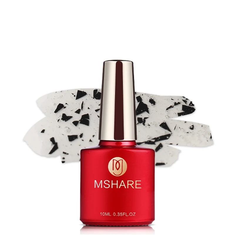 MSHARE 10ml Base Coat Top Gel Clear Construction Dehydrator Primer Reinforce Soak Off Nails Gels UV LED Glue
