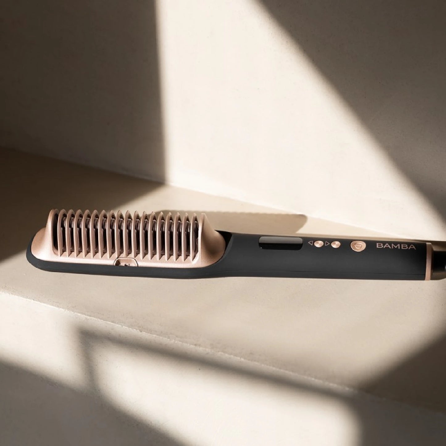 Cecotec electric straightener Brush Bamba Instantcare 1400 Excellence Brush with ceramic, keratin and argan oil coating