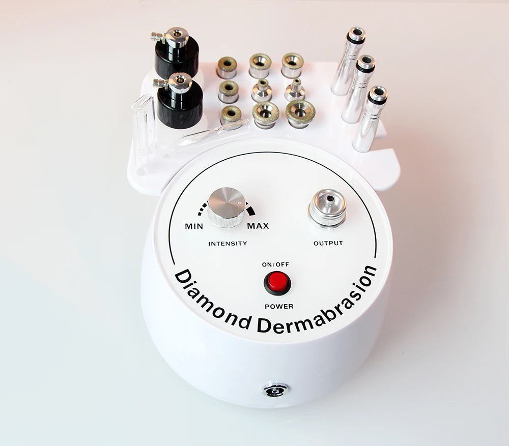 AOKO 3 in 1 Diamond Microdermabrasion Beauty Machine Vacuum Suction Tool Water Spray Facial Moisten Face Exfoliate Skin Peeling