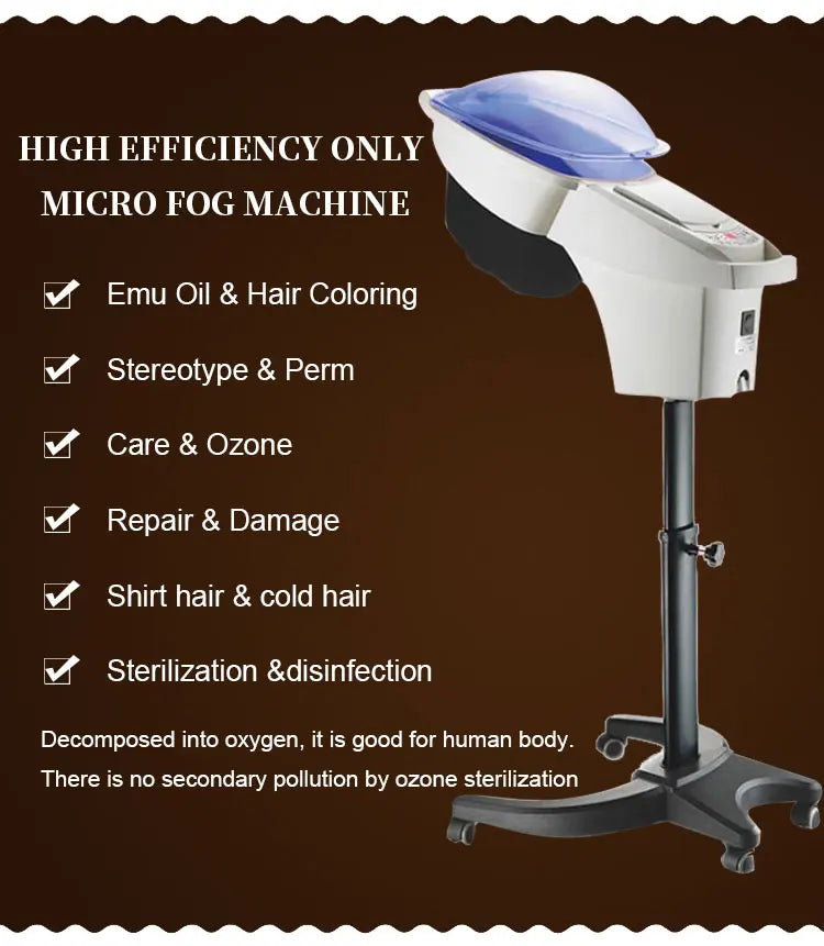 HOT Selling best quality wholesale beauty salon equipment Salon hair steamer micro mist professional hair spa steamer