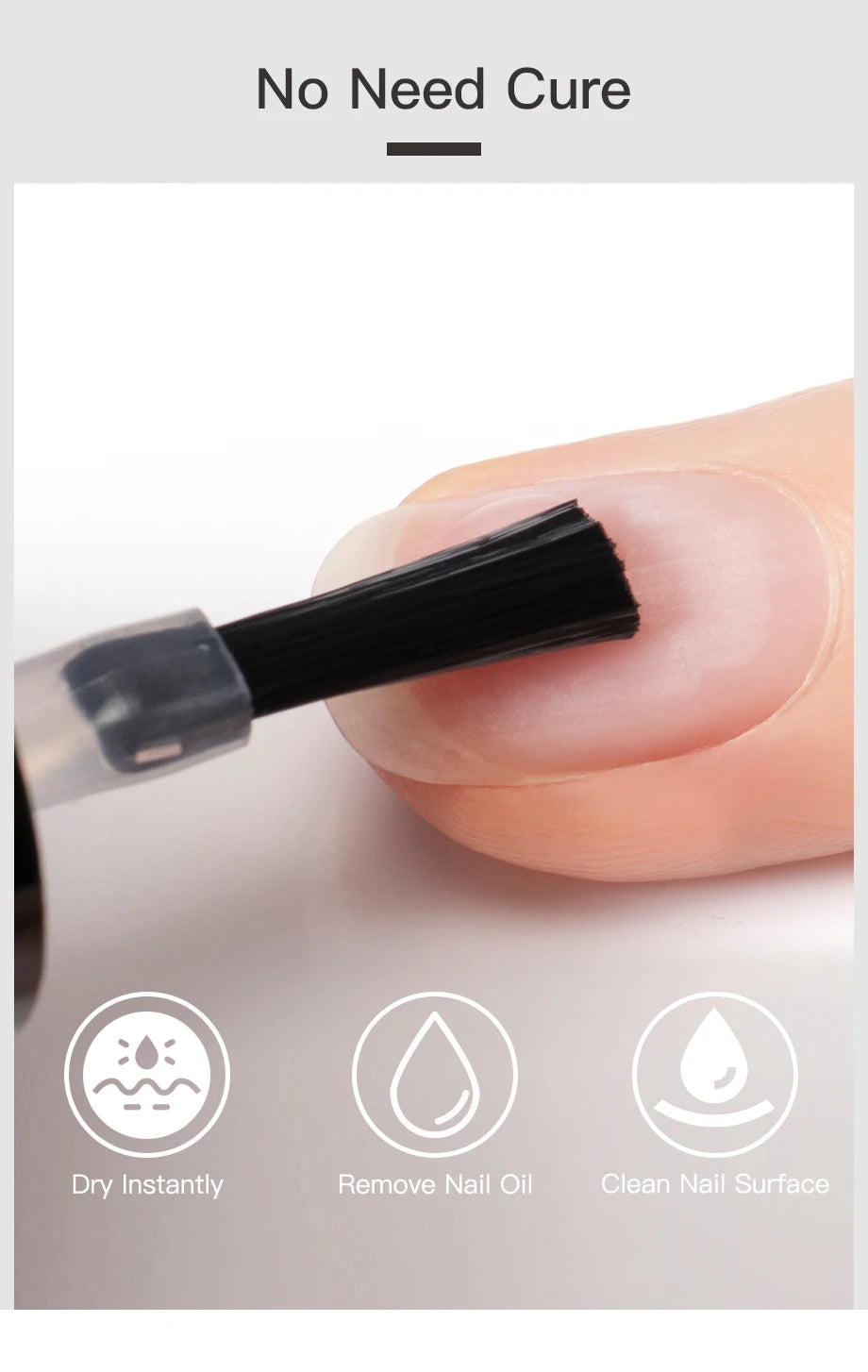 ROSALIND 7ML Base/Top Coat Nail Gel Primer Matt Semi Permanent  Manicure Decoration Durable Reinforcement Masonry Peelable Base