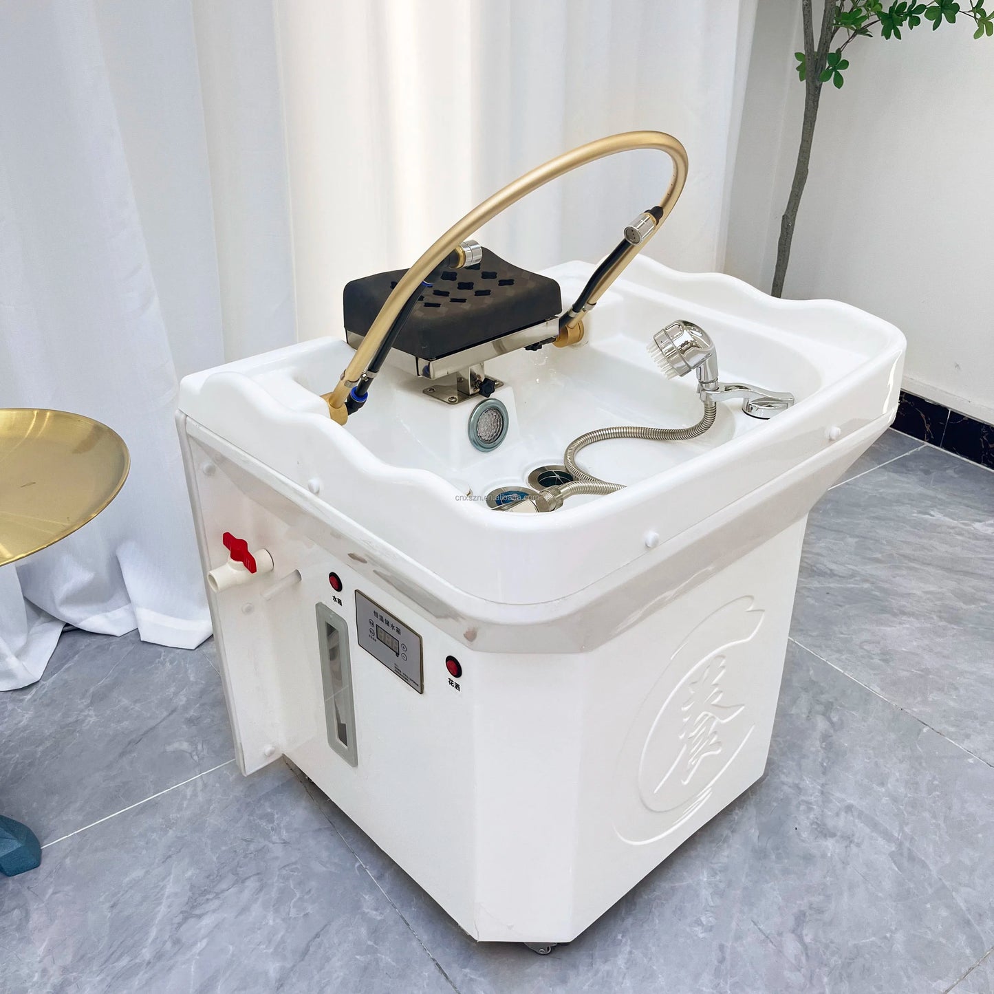 Hair Spa Equipment Head Spa Shampoo Basin Set Massage Multifunctional Fumigable Hydrotherapy Circulating Shampoo Sink