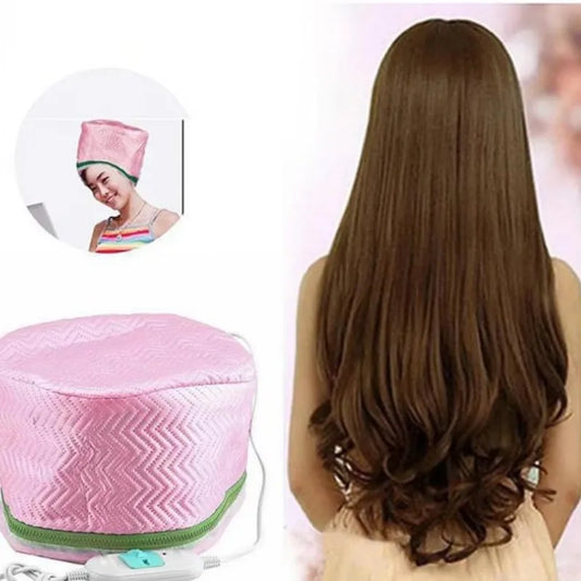Professional Electric Spa Cap - Thermal Hair Treatment Steamer for Deep Conditioning & Oil Treatments w/Adjustable Temp