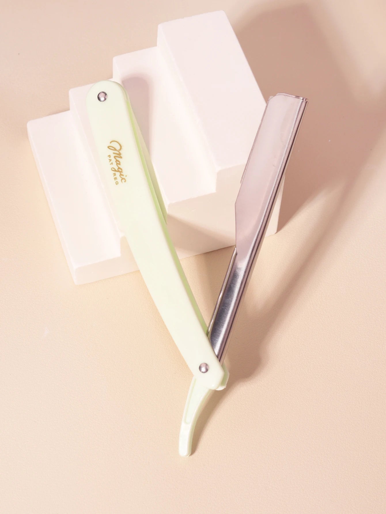 Straight edge shaver high-end salon folding men's manual shaver