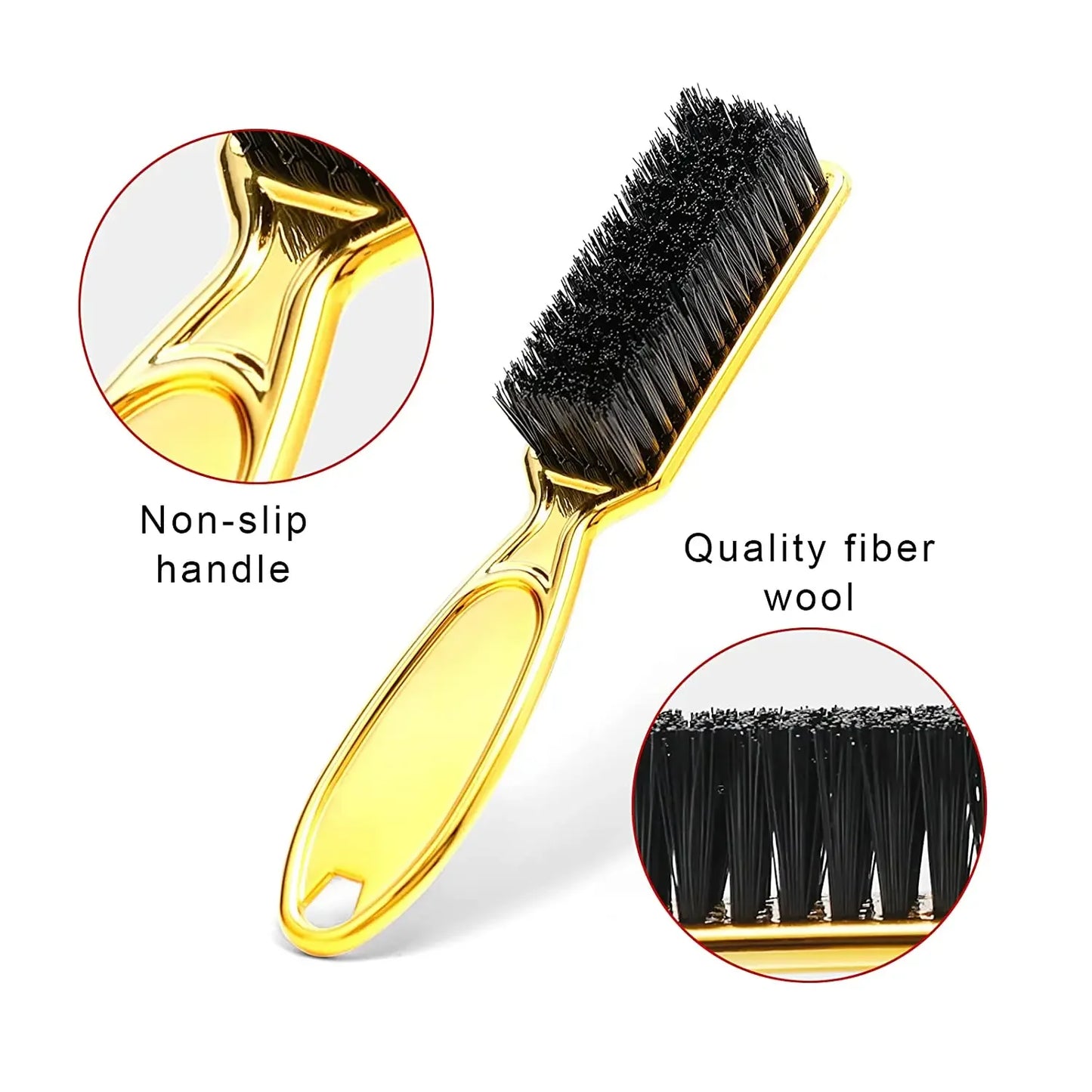 Barbers Manual Razor Beard Brush Set  Men Straight Edge Depilation Razor Salon Haircut Beard Eyebrow Shaving Tools with 10 Blade