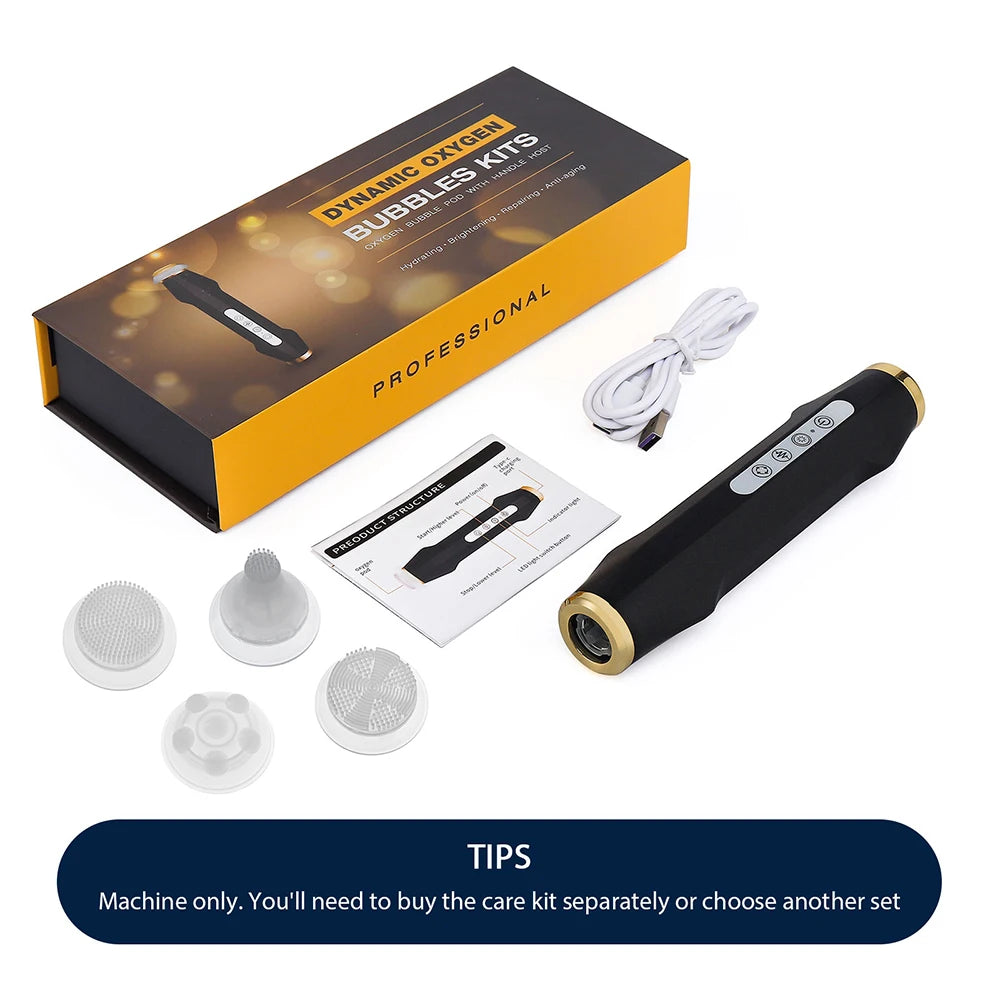 Oxygen Bubble Pen CO2 Oxygen Portable Facial Machine CO2 Gel Facial Skin Care Device Facial SPA CO2 Bubble Oxygen Beauty Machine