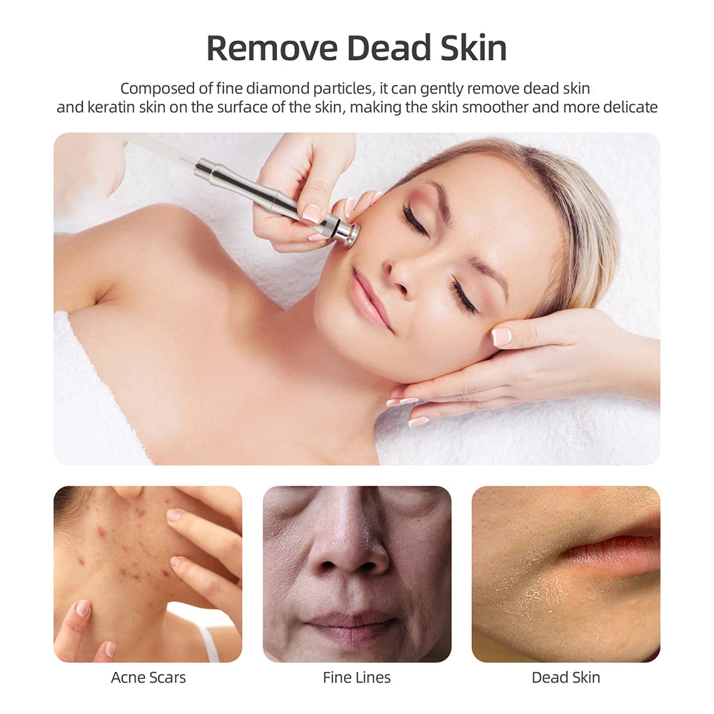 Foreverlily Diamond Microdermabrasion Dermabrasion Machine Water Spray Exfoliation Beauty Machine Wrinkle Face Peeling Machine