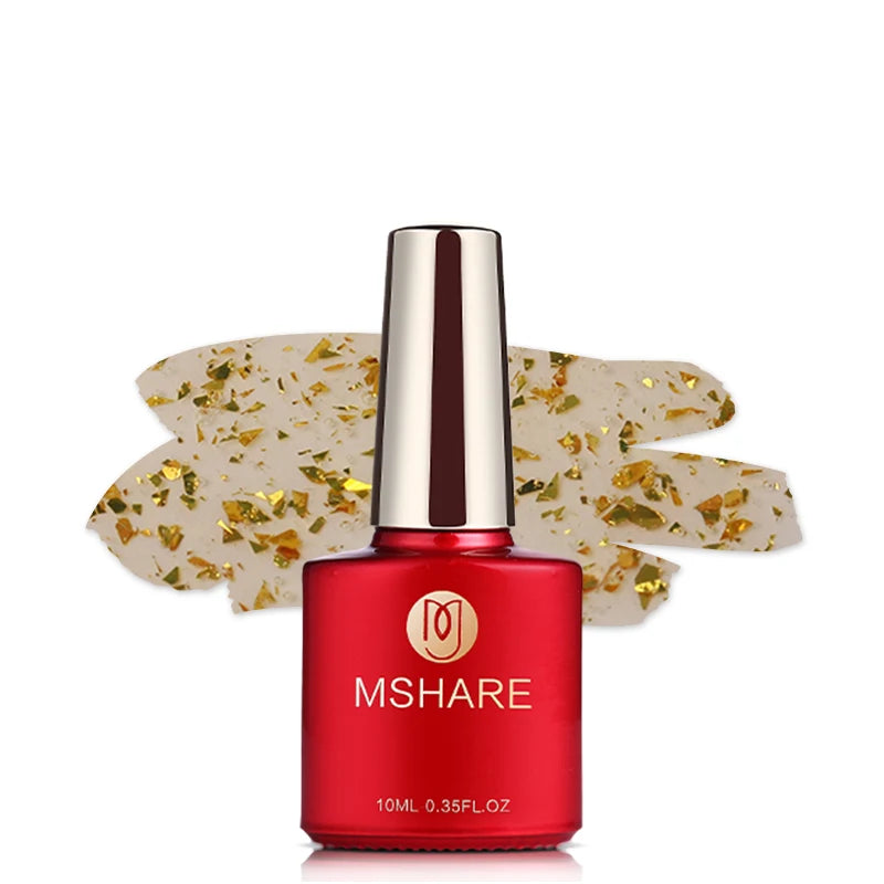 MSHARE 10ml Base Coat  Top Gel Clear Construction Dehydrator Primer Reinforce Soak Off Nails Gels UV LED Glue