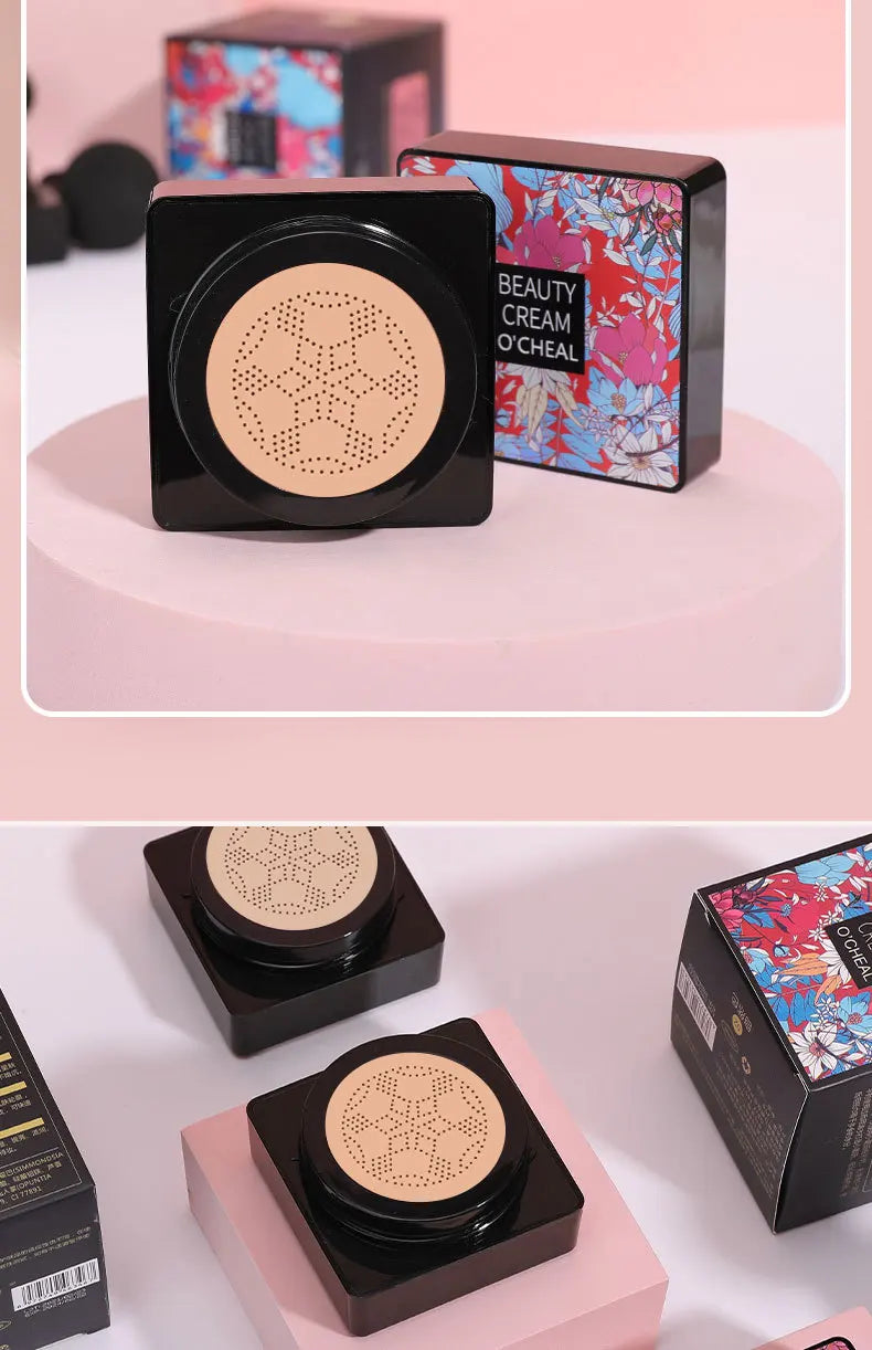 Magic Foundation Mushroom Head Air Cushion CC Cream Waterproof Brighten Foundation Cream Women Base Makeup Face Korean Cosmetics