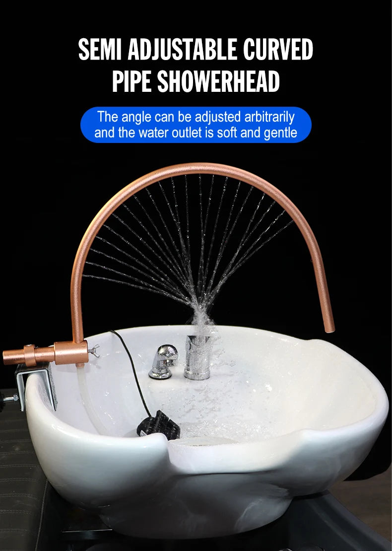 Salon head massage spa equipment waterfall shower shampoo basin hair salon hair beauty salon portable equipment supplies