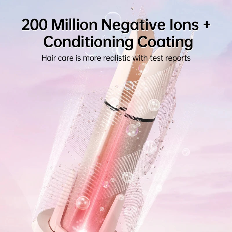 Automatic Curling Iron 32mm Auto Rotating Ceramic Hair Curler Anti-Scald Fast Heating Hair Curling Wand for Hair Waves Styling