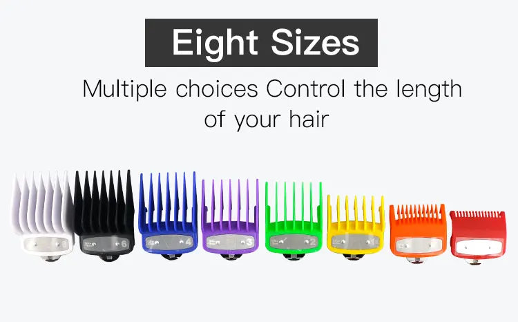 8/10pcs Professional Hair Clipper Limit Guide Comb For Wahl Trimmer Universal Barber Guide Comb Haircut Tool Clipper Limit Combs