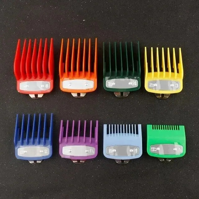 8/10pcs Professional Hair Clipper Limit Guide Comb For Wahl Trimmer Universal Barber Guide Comb Haircut Tool Clipper Limit Combs