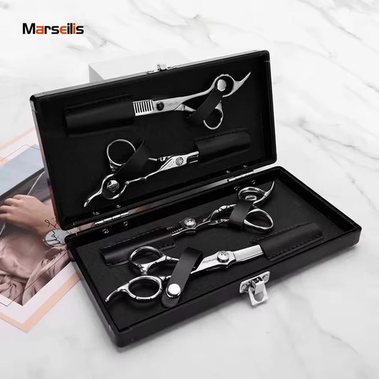 Salon Barber Tool LeatherStorage Box Scissor Box Beauty Carrying Case Portable Makeup Box Beauty and Hair Products Sorting Box