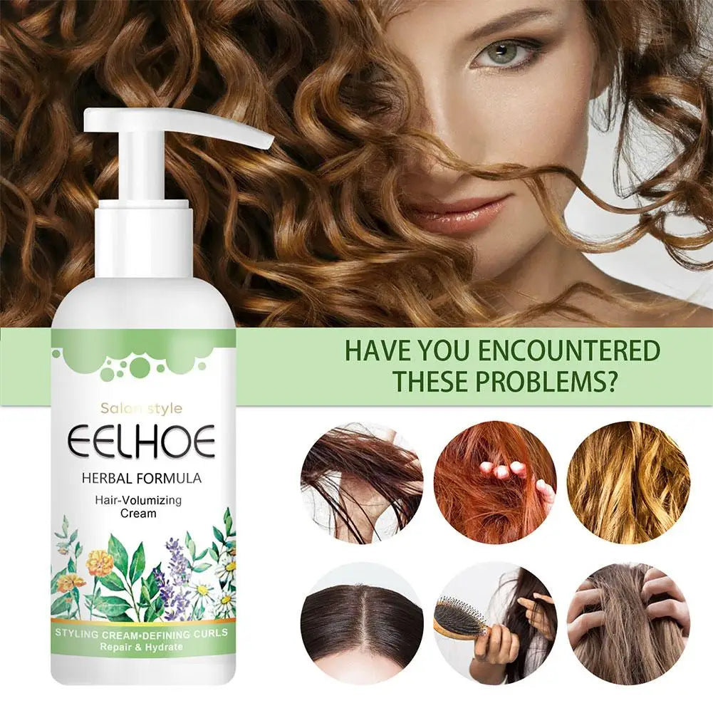Hair-volumizing Cream Bouncie'lock Boost Defining Cream Hair Shiny Day Hair Curls Curly Long Care Volumizing Cream hair sty