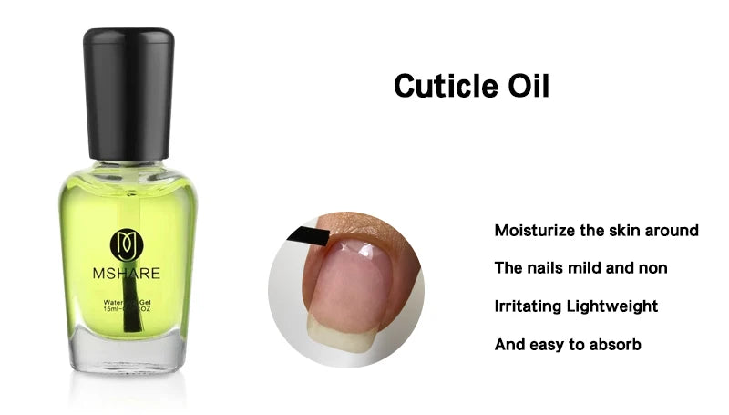 MSHARE 10ml Base Coat  Top Gel Clear Construction Dehydrator Primer Reinforce Soak Off Nails Gels UV LED Glue