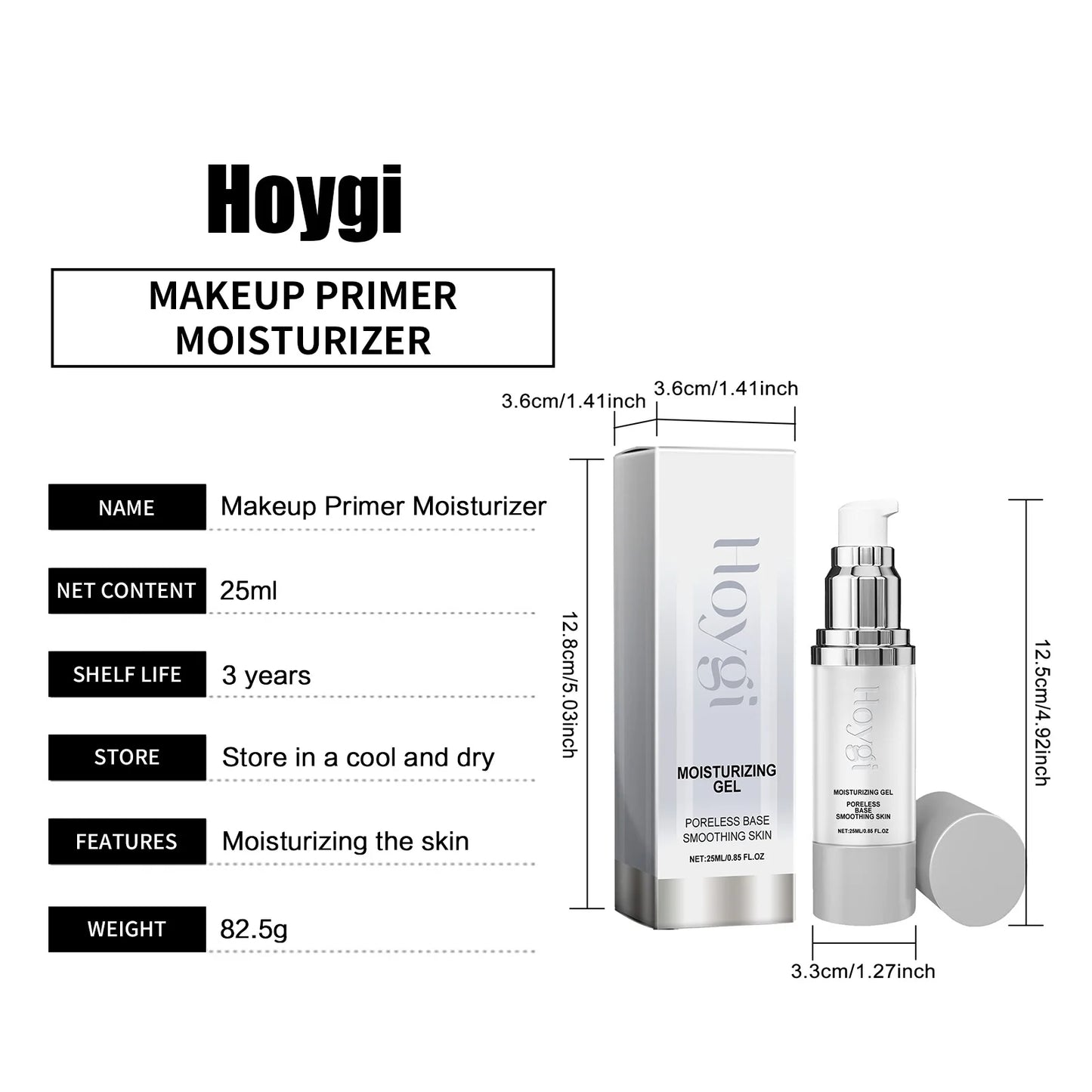 Face Primer Makeup Invisible Pores Oil Control Smooth Fine Lines Brighten Correcting Skin Tone Refreshing Moisturizing Primer