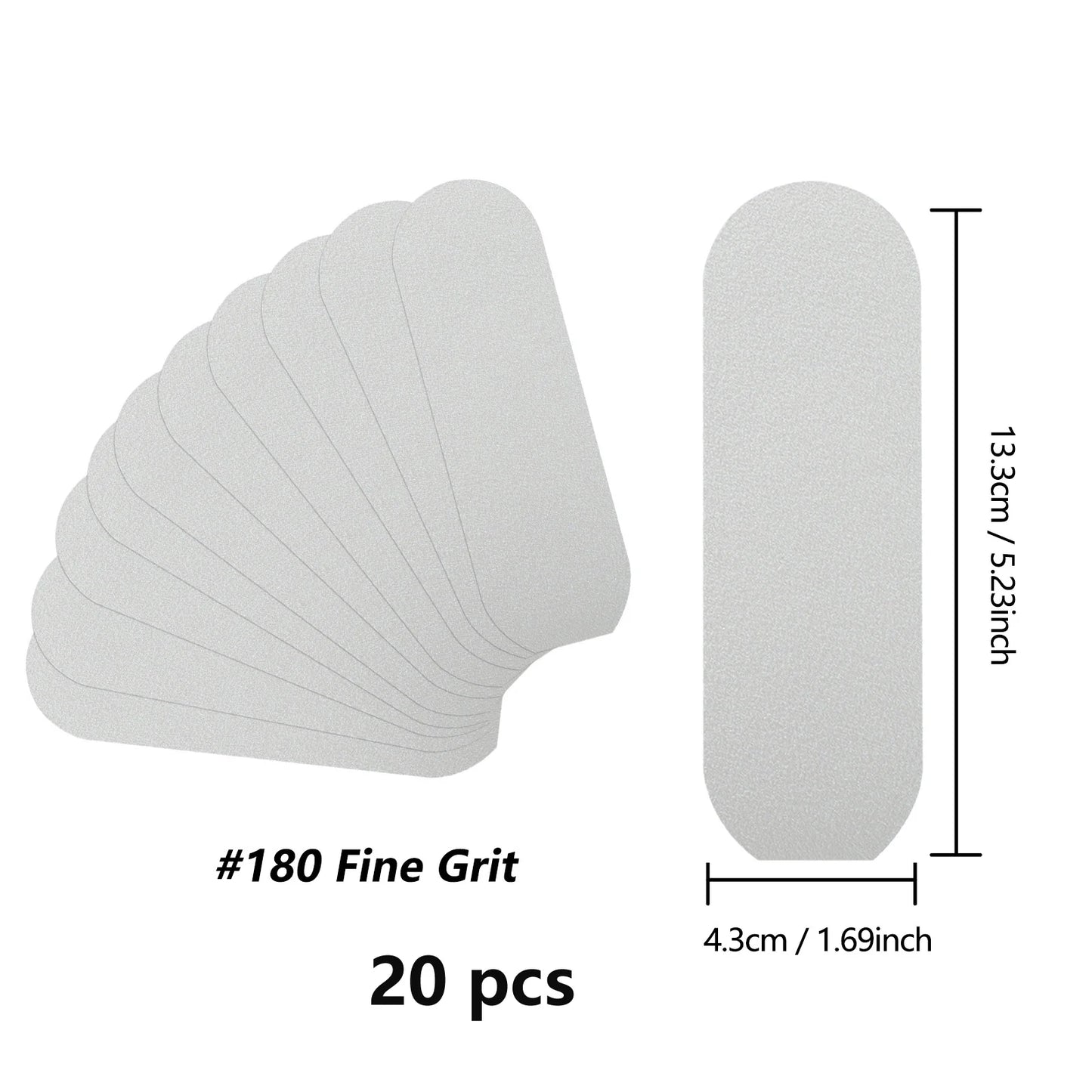 TP 20PCS Foot Rasp Profession Feet Care For Hard Dead Skin Callus Remover Pedicure File Replacement For Stainless Steel Handle