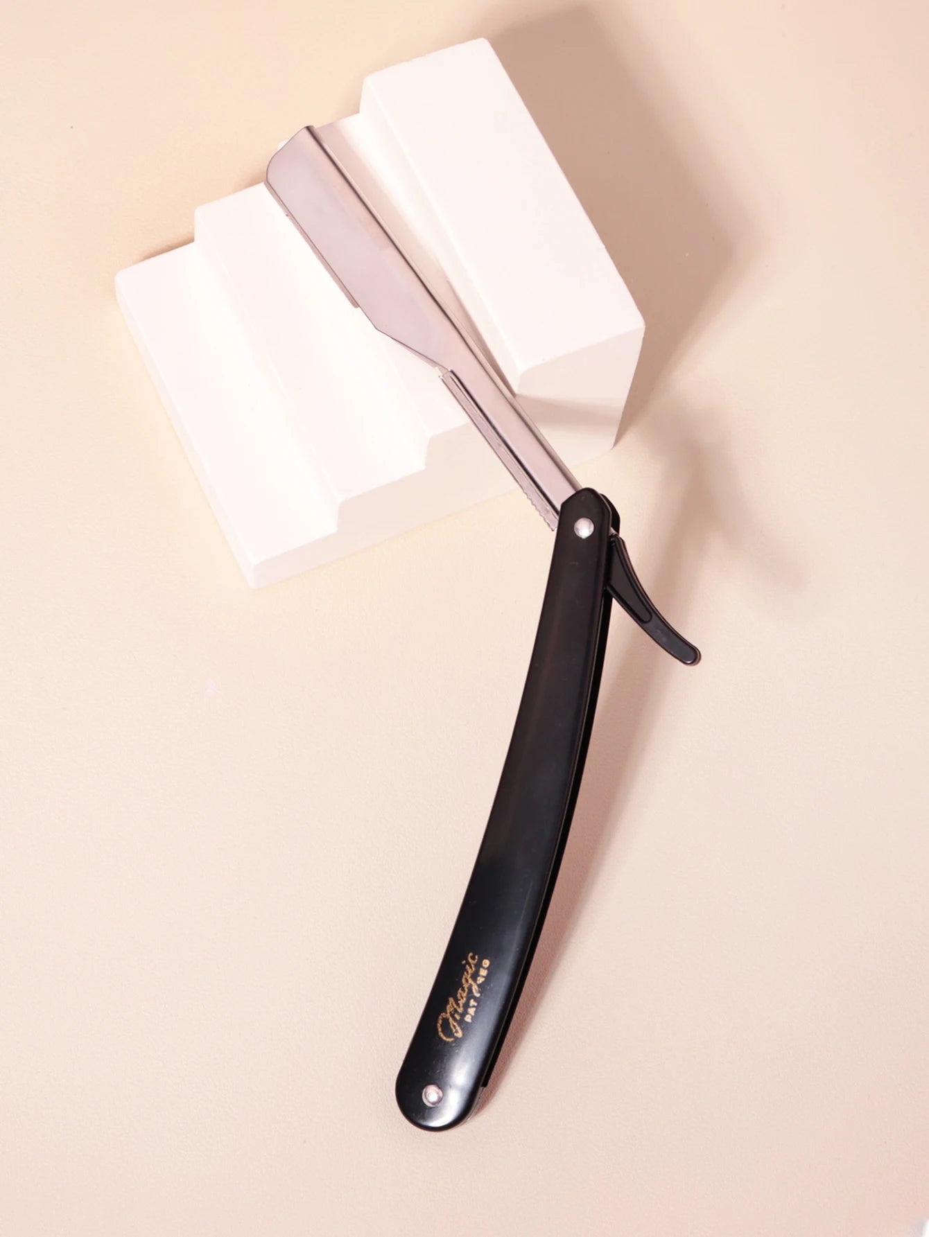 Straight edge shaver high-end salon folding men's manual shaver