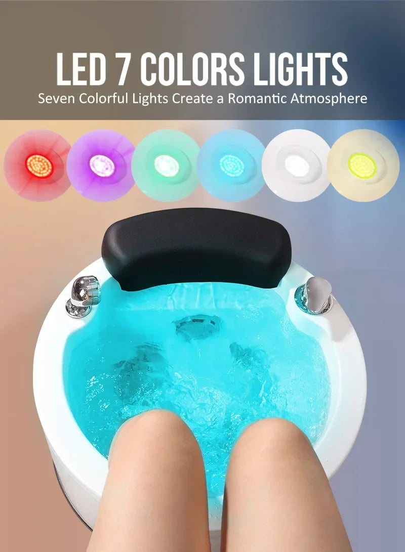 Spa Pedicure Basin For Beauty Salon Surfing Massage Beauty Parlor Spa Foot bath Tub Electric Footbath Pedicure Bowl Foot Spa