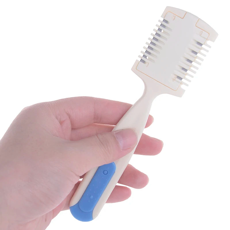 Durable Hair Cutting Trimmer Razor Blade Comb Home Hairdresser Makeup Tools For Thinning Bangs Long Beauty Hair Cut Accessories