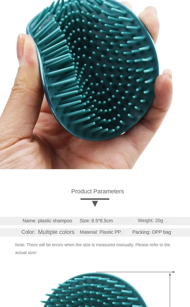 Comb Handheld Scalp Soft Silicone Shampoo Brush Bathroom Products Massage Brush Washing Comb Shower Shampoo Scalp Shower Brush