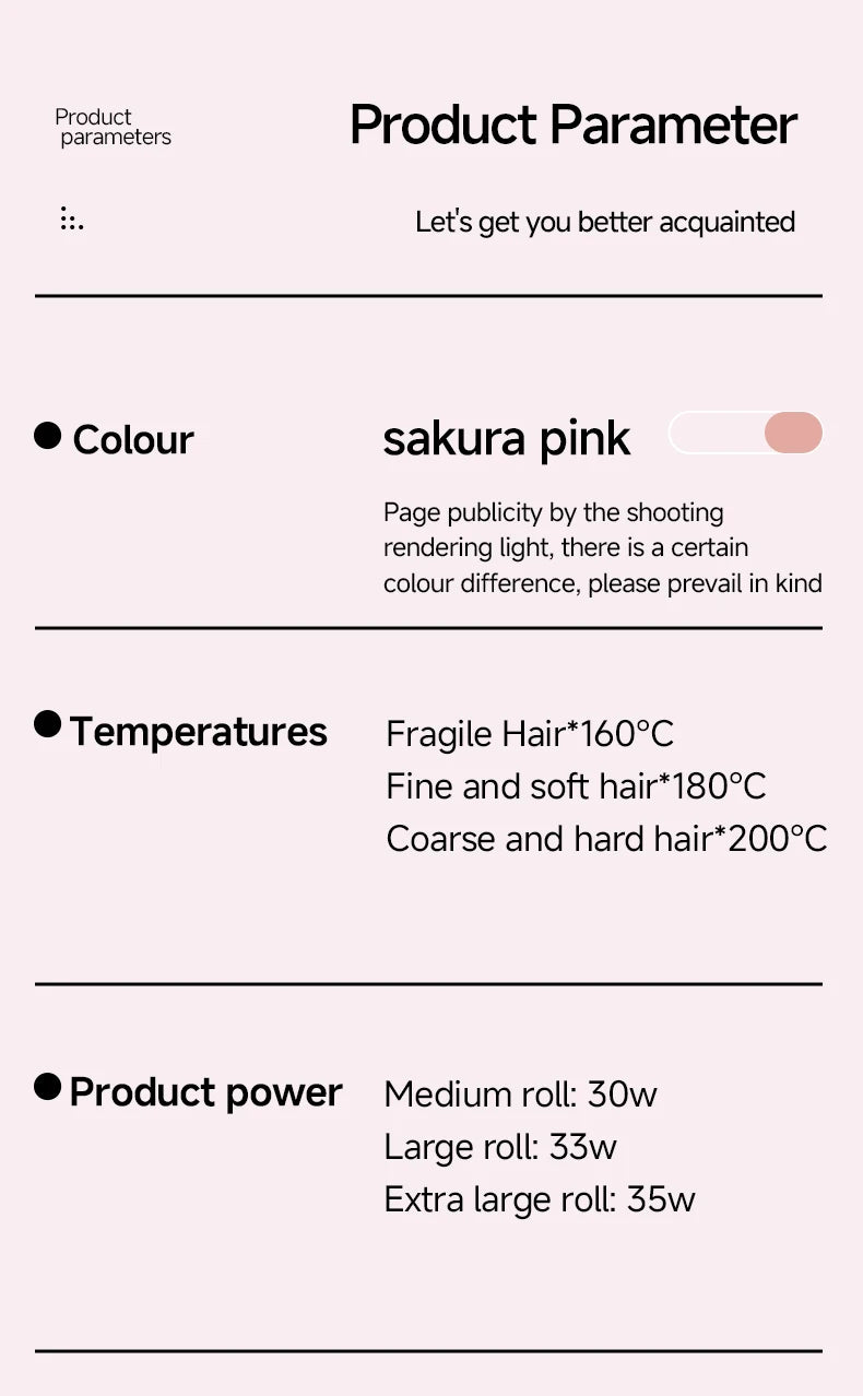 Automatic Curling Iron 32mm Auto Rotating Ceramic Hair Curler Anti-Scald Fast Heating Hair Curling Wand for Hair Waves Styling