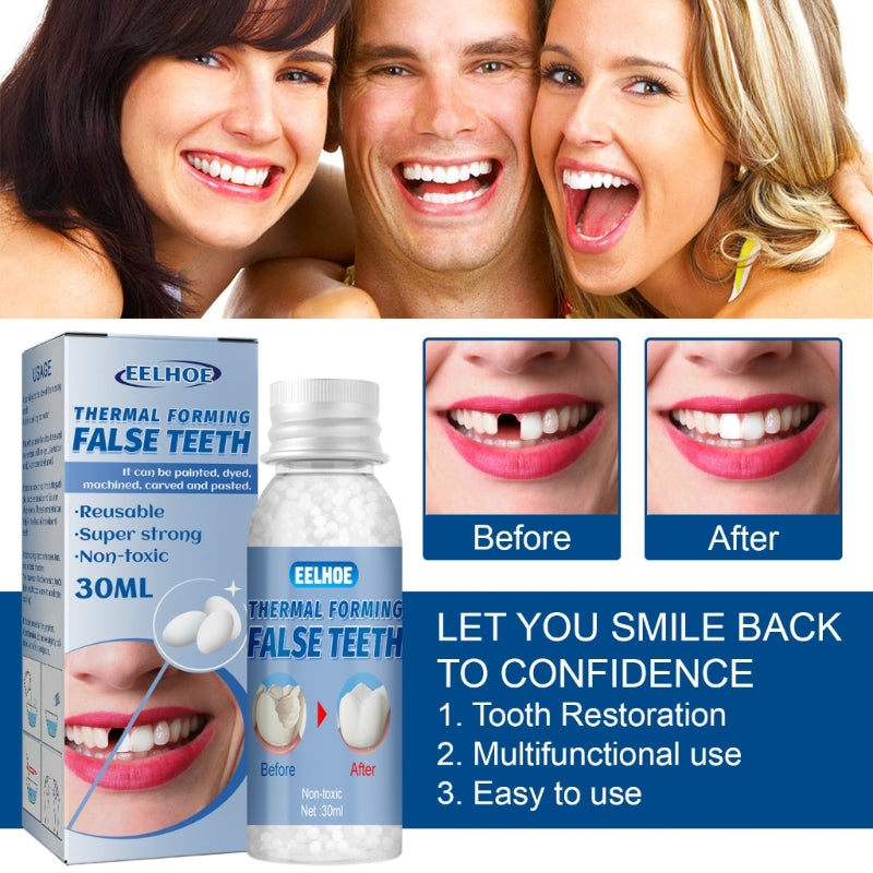 Resin False Teeth Solid Glue Temporary Tooth Repair Teeth Dentist 10/20/30ml