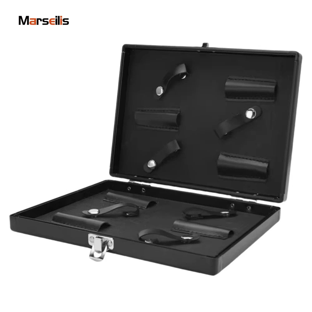 Salon Barber Tool LeatherStorage Box Scissor Box Beauty Carrying Case Portable Makeup Box Beauty and Hair Products Sorting Box