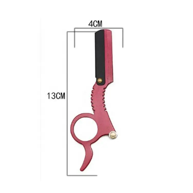 Salon Stainless Steel Ring Shaver Classical Manual Beard Shaving Eyebrow Tools Professional Straight Angle Barber Tools Supplies