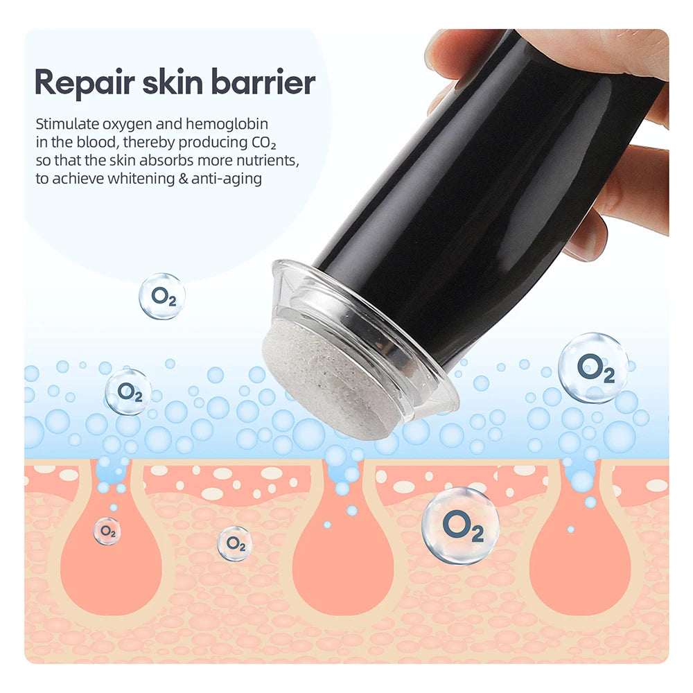 Oxygen Bubble Pen CO2 Oxygen Portable Facial Machine CO2 Gel Facial Skin Care Device Facial SPA CO2 Bubble Oxygen Beauty Machine