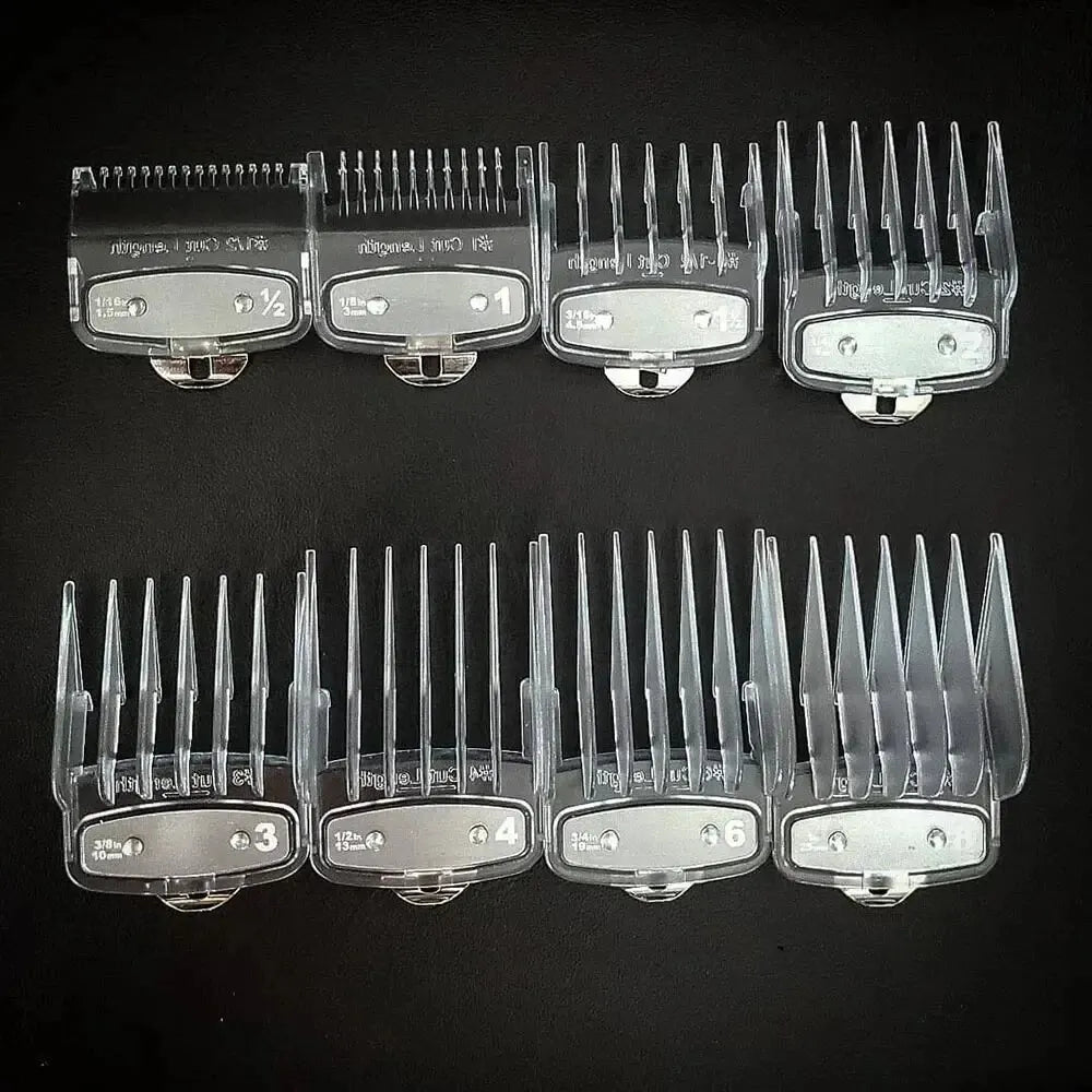 8/10pcs Professional Hair Clipper Limit Guide Comb For Wahl Trimmer Universal Barber Guide Comb Haircut Tool Clipper Limit Combs