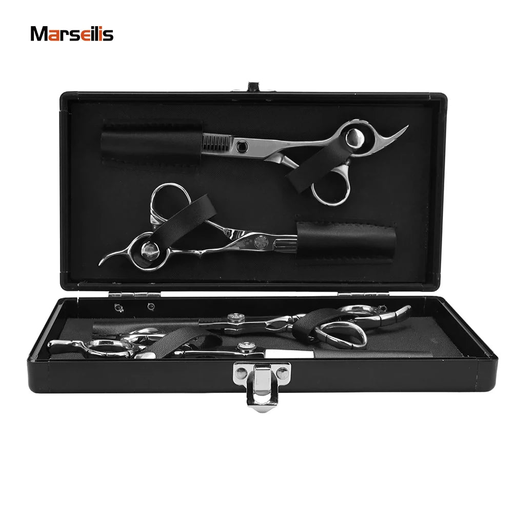 Salon Barber Tool LeatherStorage Box Scissor Box Beauty Carrying Case Portable Makeup Box Beauty and Hair Products Sorting Box