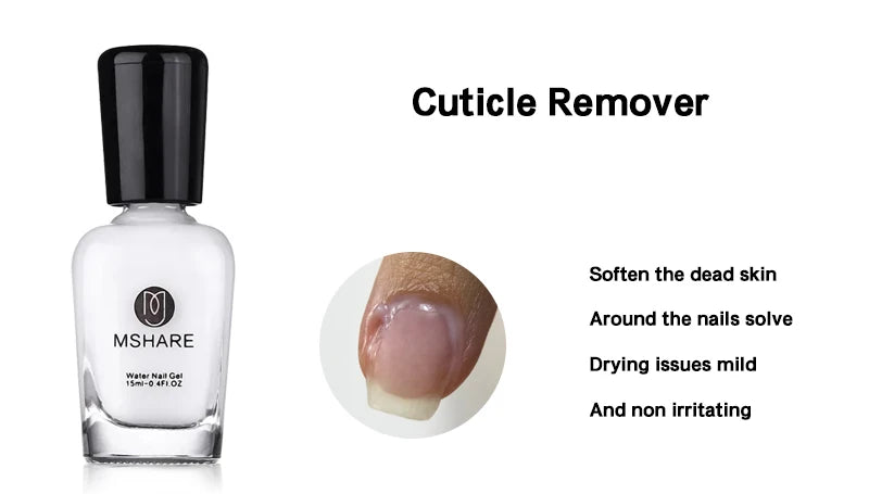 MSHARE 10ml Base Coat  Top Gel Clear Construction Dehydrator Primer Reinforce Soak Off Nails Gels UV LED Glue