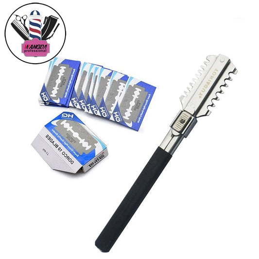 Profession Double-Edge Shaving Haircut Razor Knife Blades Manual Hair Cutting Tools Beard Trimmer Barbershop Styling Accessories