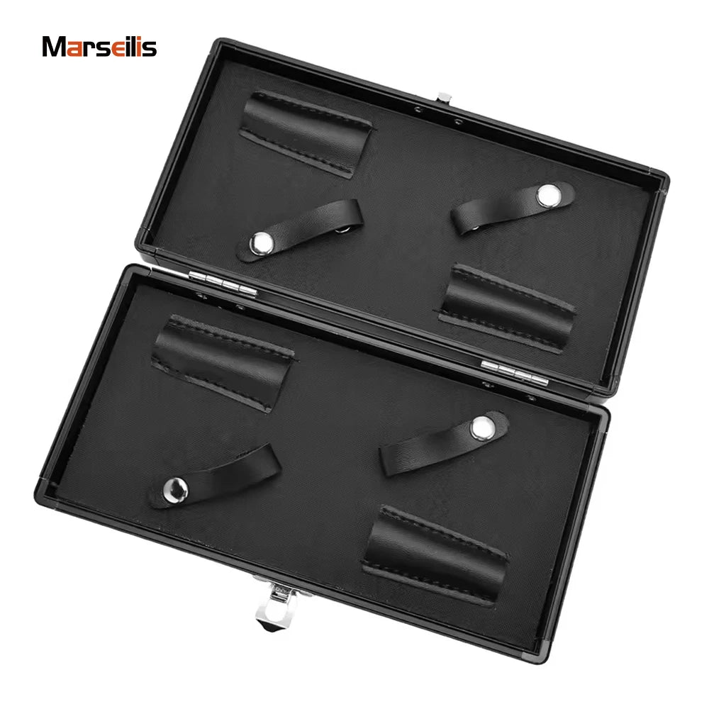 Salon Barber Tool LeatherStorage Box Scissor Box Beauty Carrying Case Portable Makeup Box Beauty and Hair Products Sorting Box